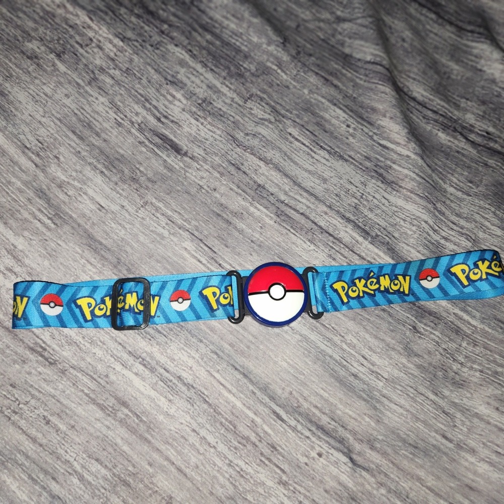 Pokemon‎ Buckle Belt Collectors Blue Yellow Red Character